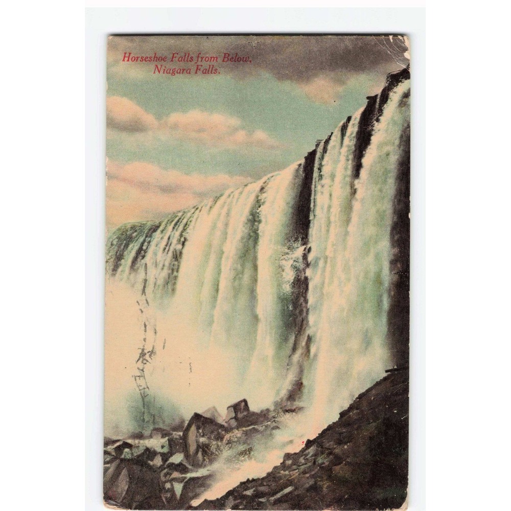 Vintage 1912 Niagara Falls Horseshoe Falls Postcard S. H. Knox Co. Litho VG